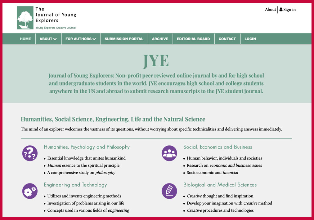 Steve Chan Reviewer for The Journal of Young Explorers (JYEM)